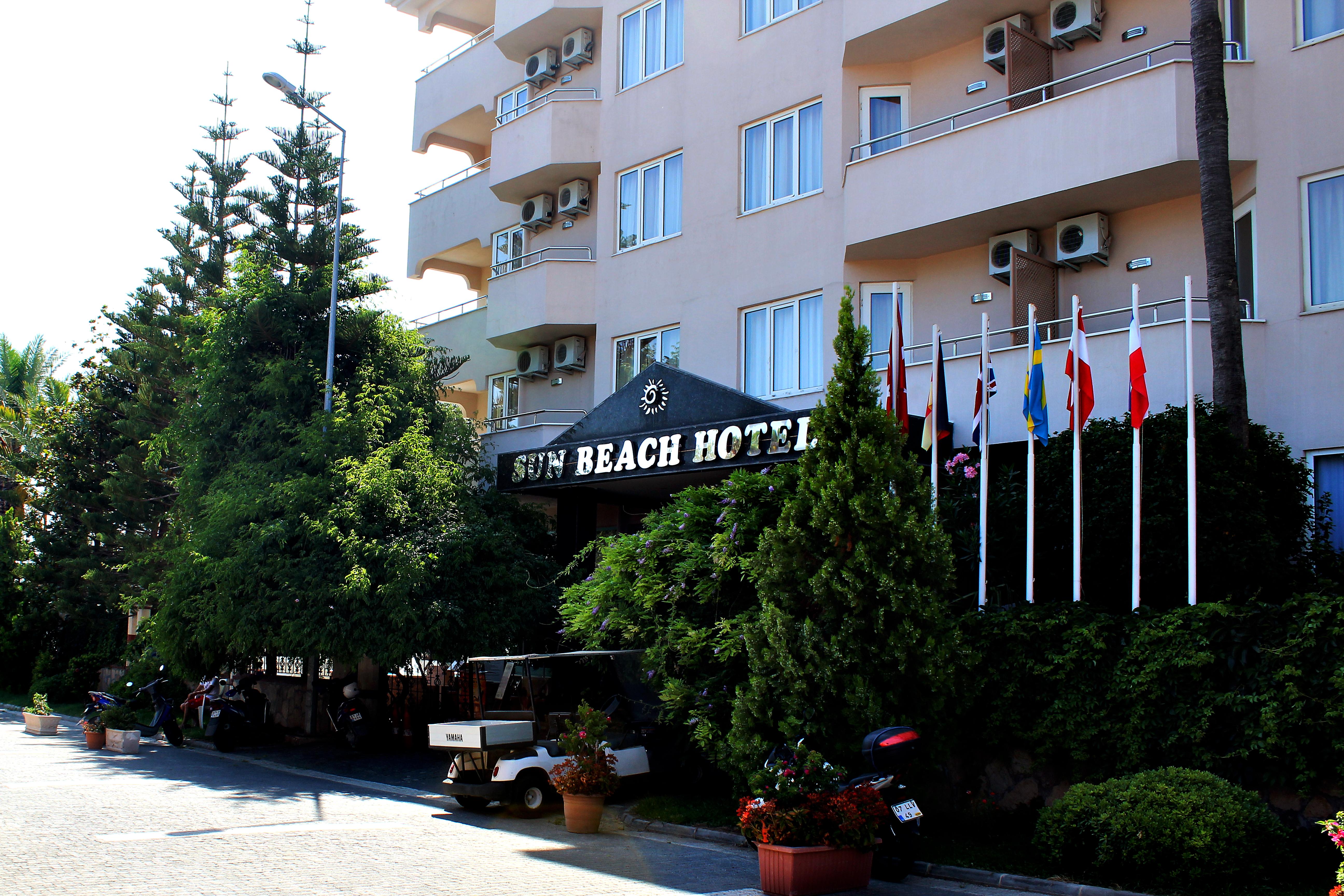 Sun Beach Hotel Side Exterior foto